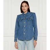 Koszule damskie - Michael Kors Jeansowa koszula | Regular Fit - miniaturka - grafika 1