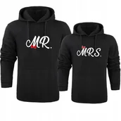 Bluzy damskie - ZESTAW BLUZY DLA PAR BLUZA DLA PAR MR MRS DLA ZAKOCHANYCH NA WALENTYNKI M - miniaturka - grafika 1