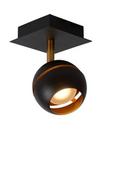 Lampy sufitowe - Lucide Oświetlenie BINARI Lampa sufitowa LED Czarny, 1-punktowy 77975/05/30 - miniaturka - grafika 1