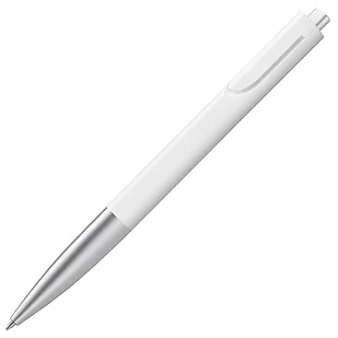 LAMY noto długopis 283 – długopis w kolorze biało-srebrnym z mechanizmem naciskowym – z wkładem o dużej pojemności – linia pisania M - Długopisy - miniaturka - grafika 1