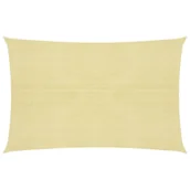 Parasole ogrodowe - vidaXL Żagiel przeciwsłoneczny, 160 g/m, beżowy, 2x3 m, HDPE vidaXL - miniaturka - grafika 1