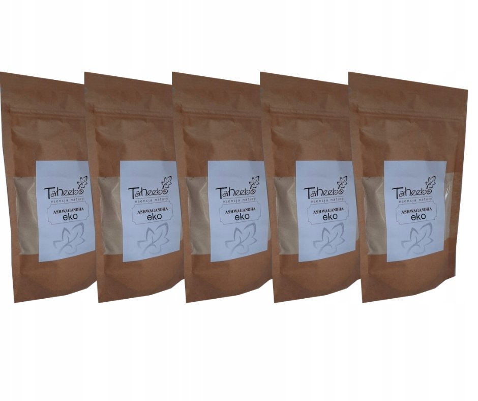 Eko Ashwagandha żeń-szeń indyjski 100g 5 sztuk