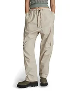 Spodnie damskie - G-STAR RAW Damskie spodnie Summer Snow Cargo, beżowy/khaki (Whitebait A790-1603), 28W (Regularny) - miniaturka - grafika 1