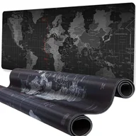 Podkładki pod mysz - PODKŁADKA POD MYSZ KLAWIATURĘ NA BIURKO GAMINGOWA DUŻA MAPA ŚWIATA 30 x 80 - miniaturka - grafika 1