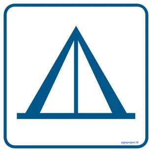 RA096 POLE NAMIOTOWE (CAMPING), FN - FOLIA SAMOPRZYLEPNA; (200X200MM) - Systemy ekspozycyjne i znaki informacyjne - miniaturka - grafika 1