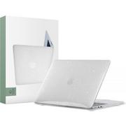 Torby na laptopy - Etui na laptopa TECH-PROTECT Smartshell do Apple Macbook Air 13 2022 Przezroczysty Brokat - miniaturka - grafika 1