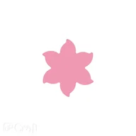 Przybory szkolne - DALPRINT Dziurkacz ozdobny papier/pianka 2,5cm Kwiatek2 - miniaturka - grafika 1