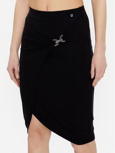 Guess Spódnica ołówkowa Dalal W3GD55 KAQL2 Czarny Slim Fit - Spódnice - miniaturka - grafika 1