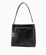 Torebki damskie - PUCCINI Damski kuferek o usztywnionym fasonie czarny - miniaturka - grafika 1