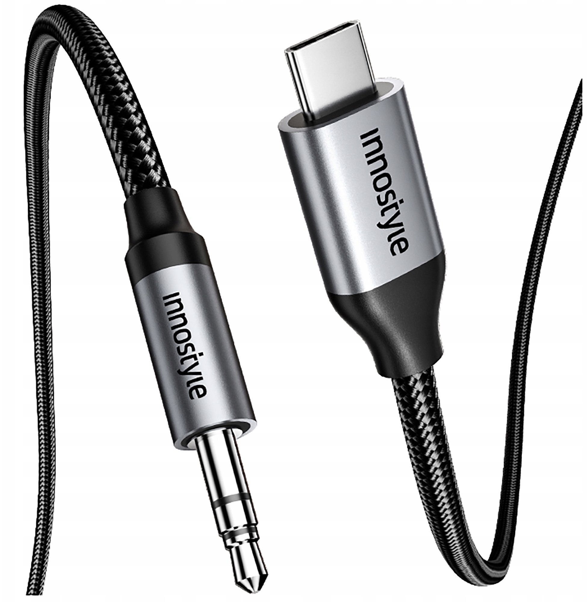 Kabel USB Innostyle INNOSTYLE KABEL USB C AUX ADAPTER PRZEJŚCIÓWKA MINI JACK DO SAMSUNG DAC 1M