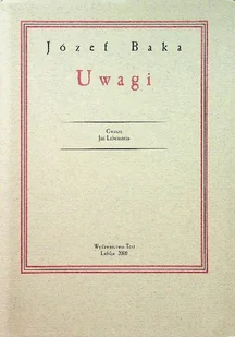 Uwagi - Poezja - miniaturka - grafika 1