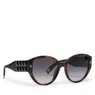 Okulary przeciwsłoneczne - Okulary przeciwsłoneczne Furla Sunglasses Sfu784 WD00112-A.0116-HAO00-4401 Brązowy - miniaturka - grafika 1