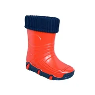 Kalosze damskie - Dziecięce kalosze Wodnik z wkładem, czerwone, Zetpol - miniaturka - grafika 1