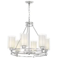 Lampy sufitowe - NOWOCZESNA LAMPA WISZĄCA CHROMOWANA MARIETTA W6 - miniaturka - grafika 1
