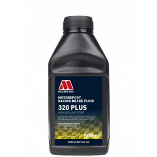 MILLERS Racing Brake Fluid 320+ 500ml - płyn hamulcowy - Płyny hamulcowe - miniaturka - grafika 1