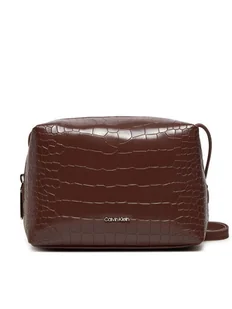 Calvin Klein Torebka K60K612452 Brązowy - Torebki damskie - miniaturka - grafika 1