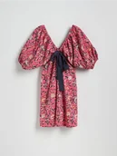 Sukienki - Reserved - Sukienka mini z kokardą - wielobarwny - miniaturka - grafika 1