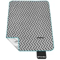 Koce piknikowe - Spokey Koc piknikowy 180 x 210 cm akrylowy z folią aluminiową Spokey PICNIC ZIGZAG - miniaturka - grafika 1