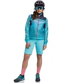 Kurtki i kamizelki sportowe damskie - Schöffel Kurtka hybrydowa "Flow Trail" w kolorze błękitnym - miniaturka - grafika 1