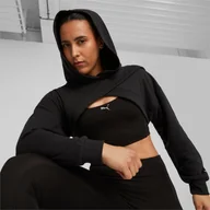 Bluzy sportowe damskie - Puma Bluza Fit Move Crop 52386801 - miniaturka - grafika 1