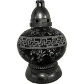 Lampiony i znicze - Znicz szklany witraż kulka decor 26 cm mix kolorów Ilumini - miniaturka - grafika 1