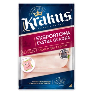 Eksportowa ekstra gładka plastry 120g Krakus - Woda - miniaturka - grafika 1