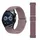 Pleciony pasek do zegarka / smartwatch 20mm, CAPPUCCINO