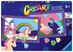 CreArt dla dzieci Junior: Magiczne jednorożce - Ravensburger - Zabawki kreatywne - miniaturka - grafika 1