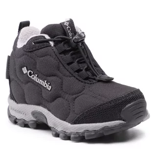 Buty dla chłopców - Trekkingi COLUMBIA - Childrens Firecamp Mid 2 Wp BC1201 Black 010 - grafika 1