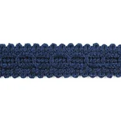 Pasmanteria - Taśma Ozdobna Dziana Tp 15 (1Mb) Granat - miniaturka - grafika 1