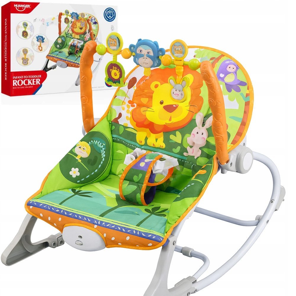 LEŻACZEK DLA NIEMOWLĄT BUJACZEK KOŁYSKA WIBRACJE MUZYKA ZABAWKI BUJAK