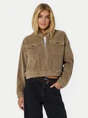 Kurtki damskie - Noisy May Kurtka przejściowa Cord Jade 27032673 Beżowy Regular Fit - miniaturka - grafika 1