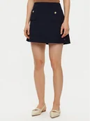Spódnice - Tommy Hilfiger Spódnica mini WW0WW44994 Granatowy Regular Fit - miniaturka - grafika 1