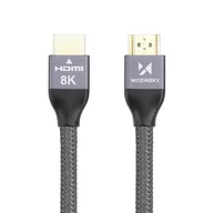 Kable - Wozinsky Wozinsky kabel HDMI 2.1 8K 60 Hz 48 Gbps / 4K 120 Hz / 2K 144 Hz 5m srebrny (WHDMI-50) WHDMI-50 - miniaturka - grafika 1