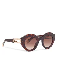 Okulary przeciwsłoneczne - Okulary przeciwsłoneczne Furla WD00157 A.0116 Brązowy - miniaturka - grafika 1