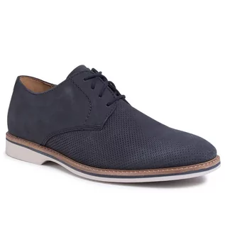 Półbuty damskie - Clarks Półbuty Atticus Lace 261497057 Navy - grafika 1