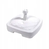 Podstawa parasola ogrodowego 40 x 40 x 20 cm biała