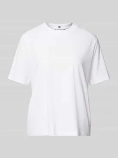 T-shirt z czystej bawełny - Koszulki i topy damskie - miniaturka - grafika 1