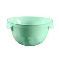 Inne naczynia kuchenne - Curver Sitko plastikowe ESSENTIALS okrągłe - kolor mięta - miniaturka - grafika 1