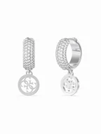 Kolczyki - Kolczyki Guess Crazy Earrings JUBE03301JWRHT/U - miniaturka - grafika 1