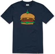 Koszulki męskie - t-shirt ETNIES ETNIES BURGER TEE NAVY - miniaturka - grafika 1