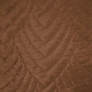 Narzuta 220 x 240 Pikowana Velvet Luiz6 Cegła - Narzuty - miniaturka - grafika 2