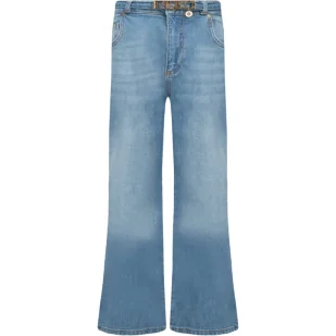 Pinko UP Jeansy | flare fit - Spodnie sportowe damskie - miniaturka - grafika 1