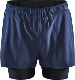 Spodnie sportowe męskie - Craft ADV Essence Szorty 2-w-1 elastyczne Mężczyźni, niebieski M 2022 Legginsy do biegania - grafika 1