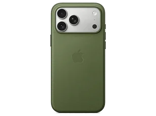 Etui z tkaniny TechWoven MagSafe APPLE do iPhone 17 Pro Max Zielony MGFD4ZM/A - Etui i futerały do telefonów - miniaturka - grafika 1