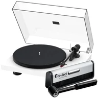 Gramofony - Pro-Ject Debut Carbon EVO - Gramofon manualny + Brush it + Clean it GRATIS! Biały - miniaturka - grafika 1