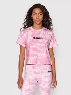 Koszulki i topy damskie - Bench T-Shirt Karma 120639 Różowy Regular Fit - grafika 1