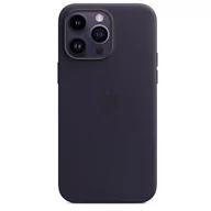 Etui i futerały do telefonów - Etui APPLE Leather Case MagSafe do iPhone 14 Pro Max Atramentowy - miniaturka - grafika 1