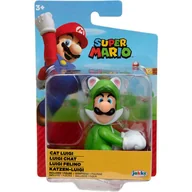 Figurki dla dzieci - FIGURA LUIGI FELINO SUPER MARIO NINTENDO 6,5CM - miniaturka - grafika 1