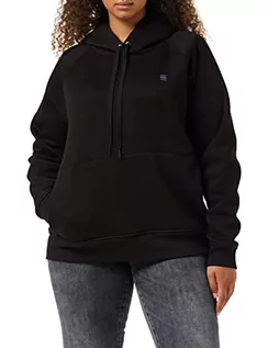 Swetry damskie - G-STAR RAW, Damski sweter z kapturem Premium Core 2.0, Dk Black, L - grafika 1